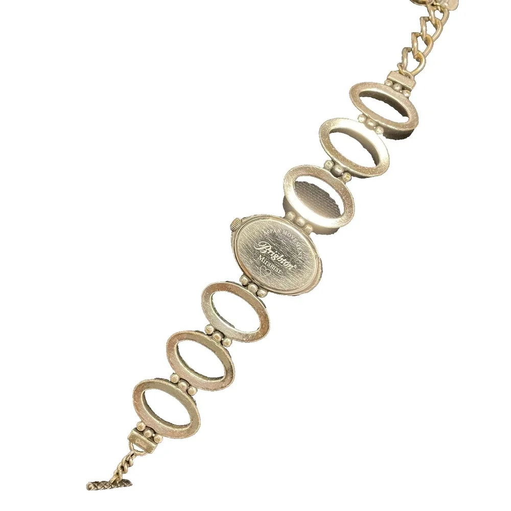 Brighton Watch Mother of Pearl Silver Dial Japan Movement Miramar‎ Heart